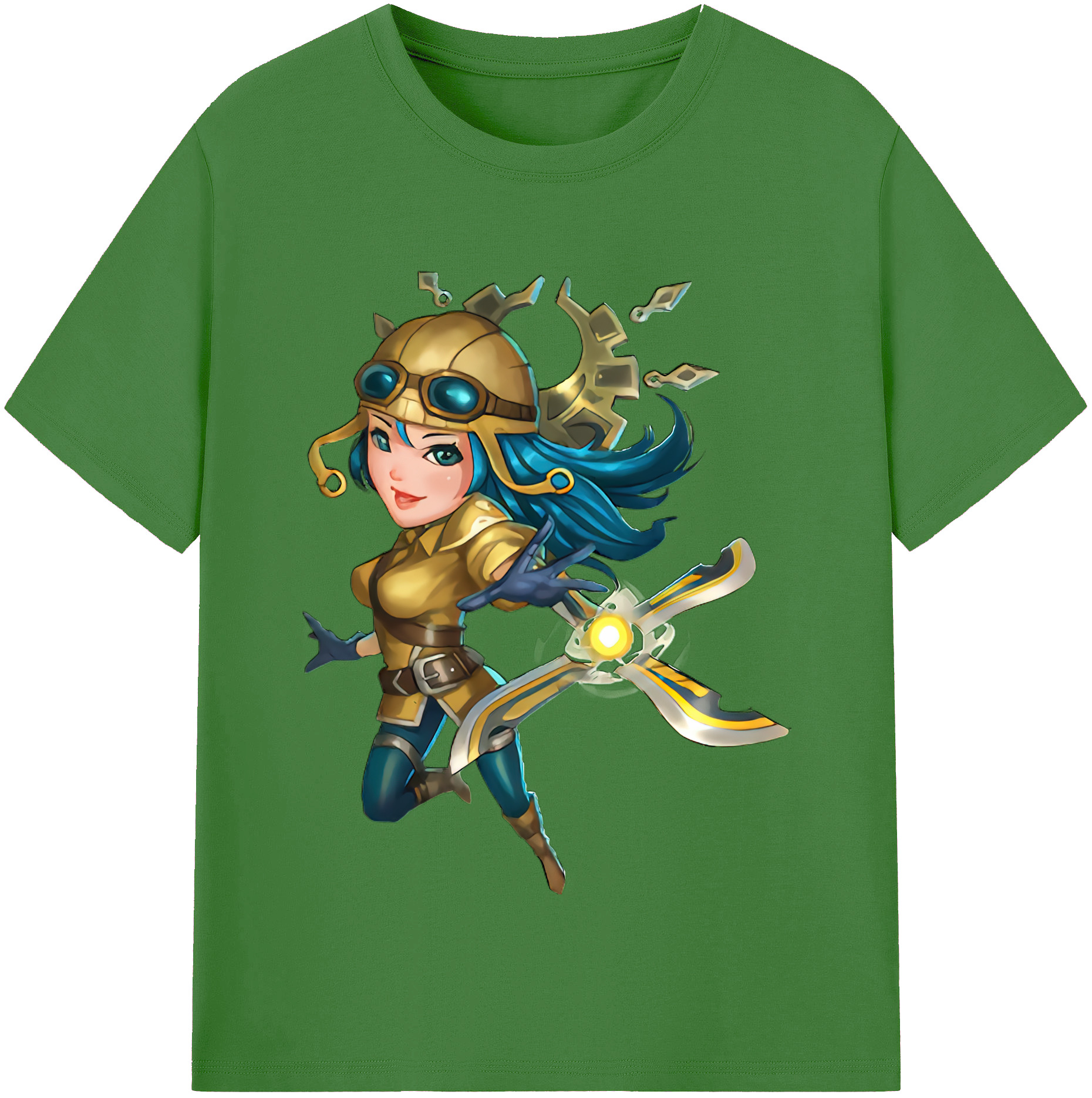 （画像用） リーグ・オブ・レジェンド League of Legends LOL レディースカジュアルプリントTシャツ（綿100％）